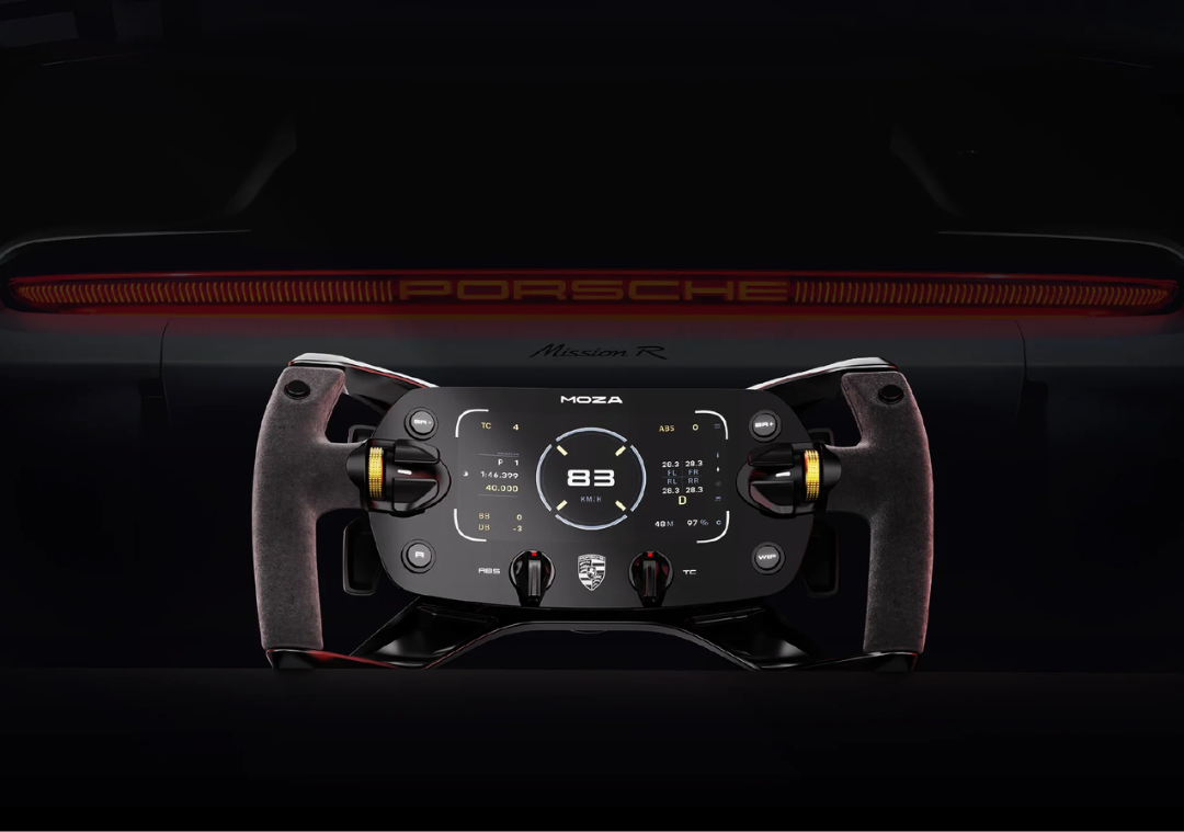 MOZA Unveils the Thrilling New Porsche Mission R Steering Wheel