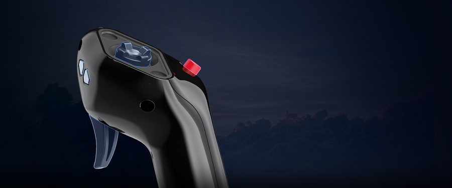 Moza MA3F Airbus sidestick nine mappable button inputs