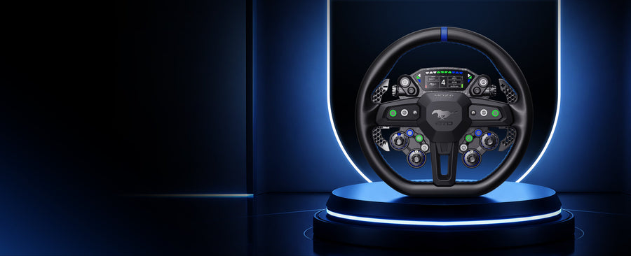Moza Ford Mustang GTD sim racing wheel