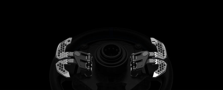 Moza Mustang GTD shift and dual clutch paddles