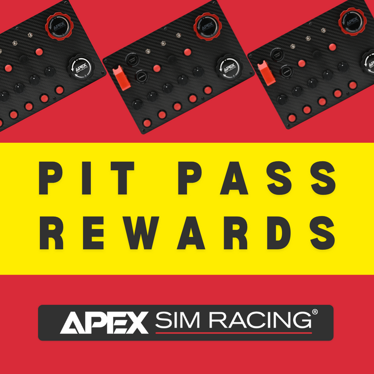 Sim Racing Pit Introducing the Pit Pass Sim Racing Rewards Program | Apex Sim Racing