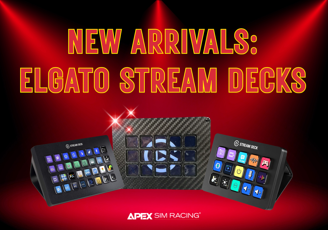 New Arrivals: Elgato Stream Decks at Apex Sim Racing