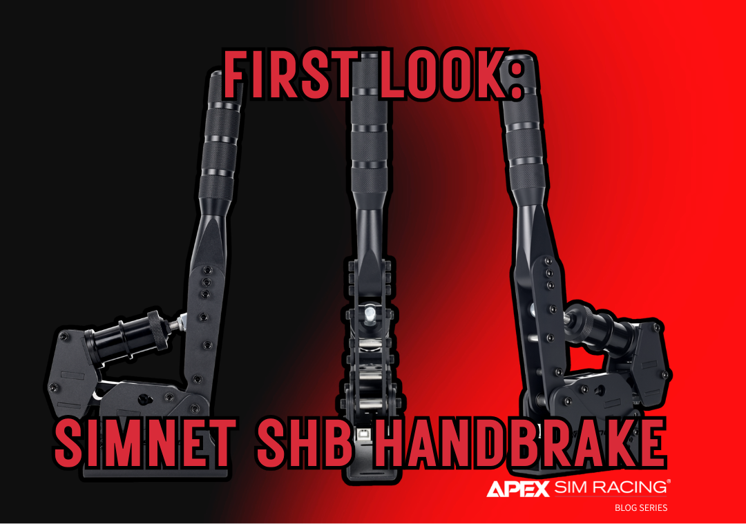 A picture of three SHB Handbrakes on a black and red background.