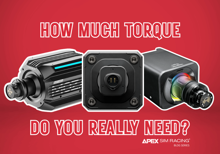 A picture of 3 wheelbases with different torque levels