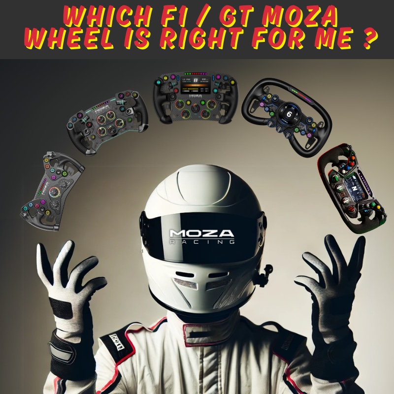 Option D Racing Moza Racing Steering Wheel Options for Sim Racers | Apex Sim Racing