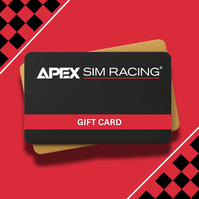 Apex Sim Racing Gift Card Collection - Shop for Sim racing gift cards at apex sim racing
