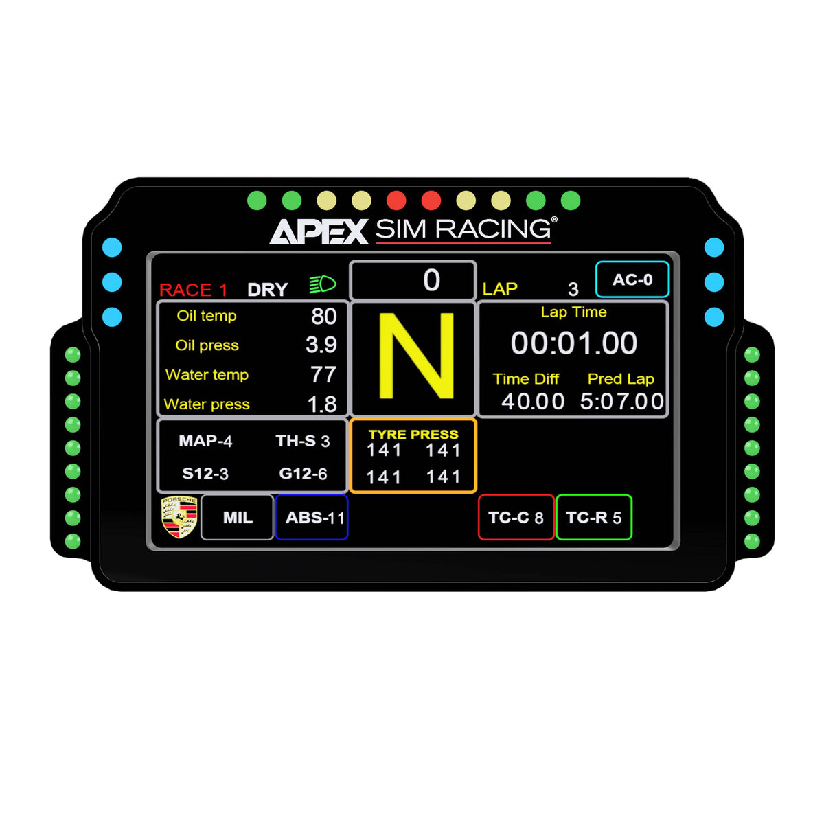 Sim Racing Dash Display | Apex Sim Racing