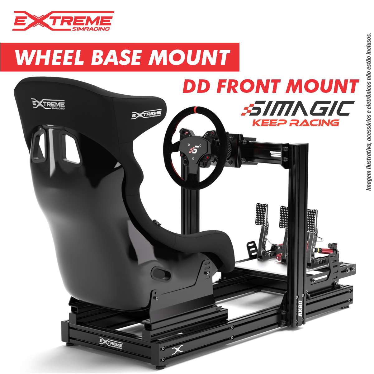 Extreme Sim Racing AX80 Aluminum Profile Sim Racing Rig | USA