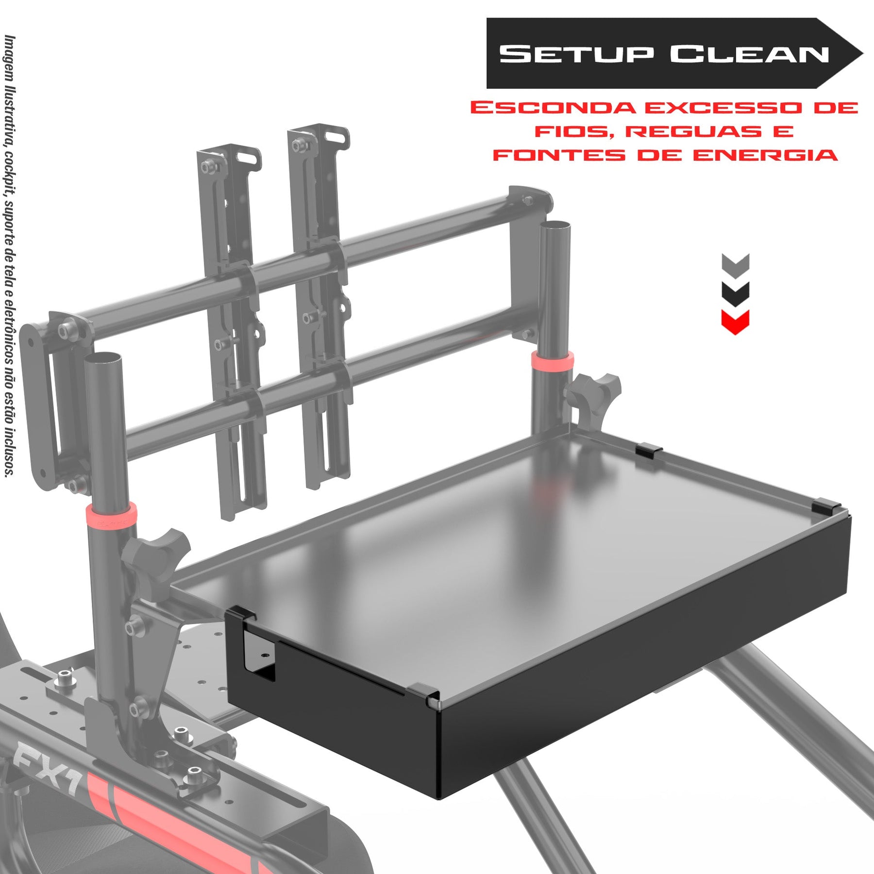 BOX SHELF FOR REAR TRAY – Apex Sim Racing