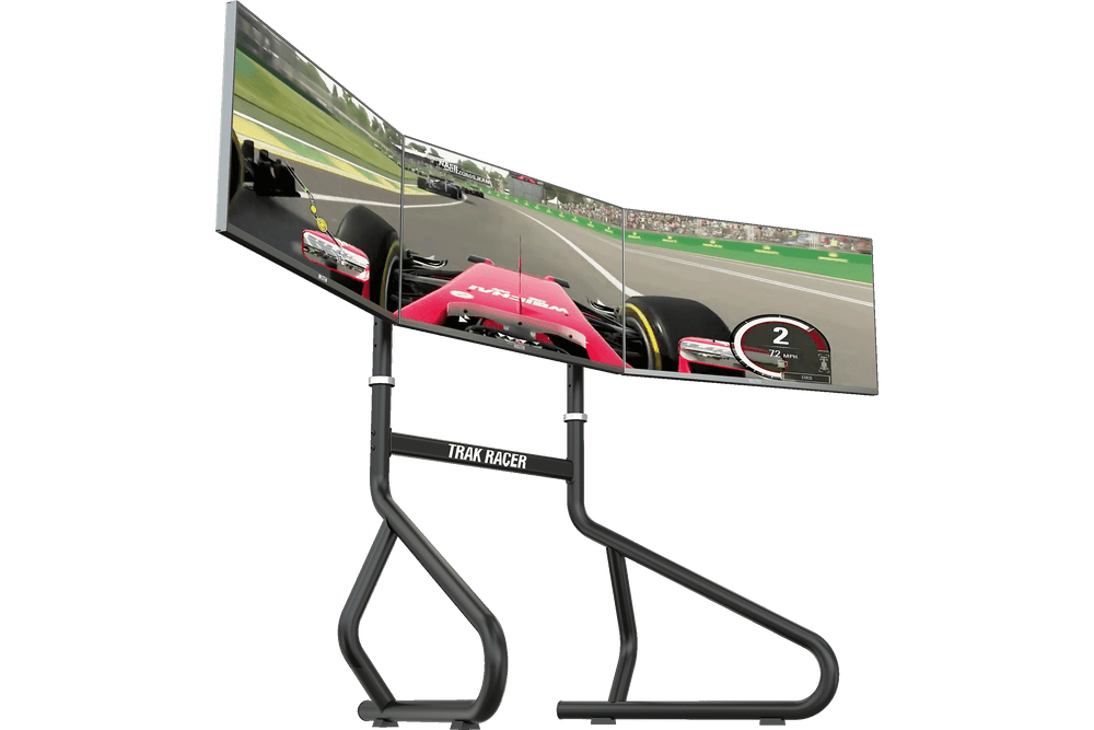 Large Freestanding Triple Monitor Stand - 30" to 45" Displays