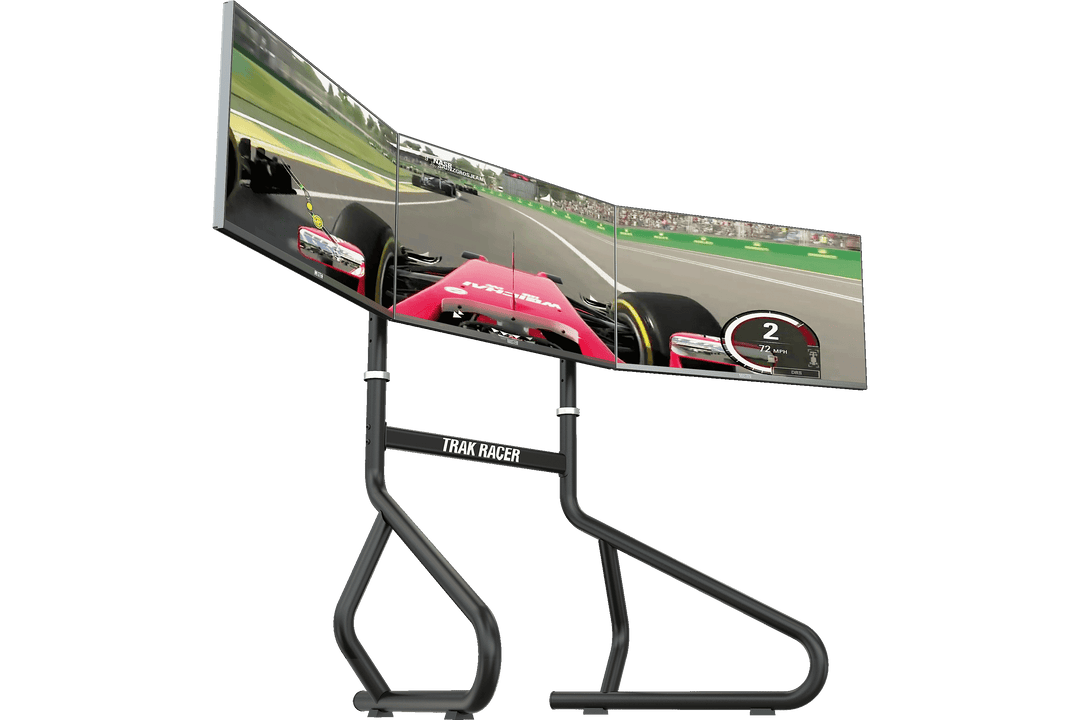 Large Freestanding Triple Monitor Stand - 30" to 45" Displays