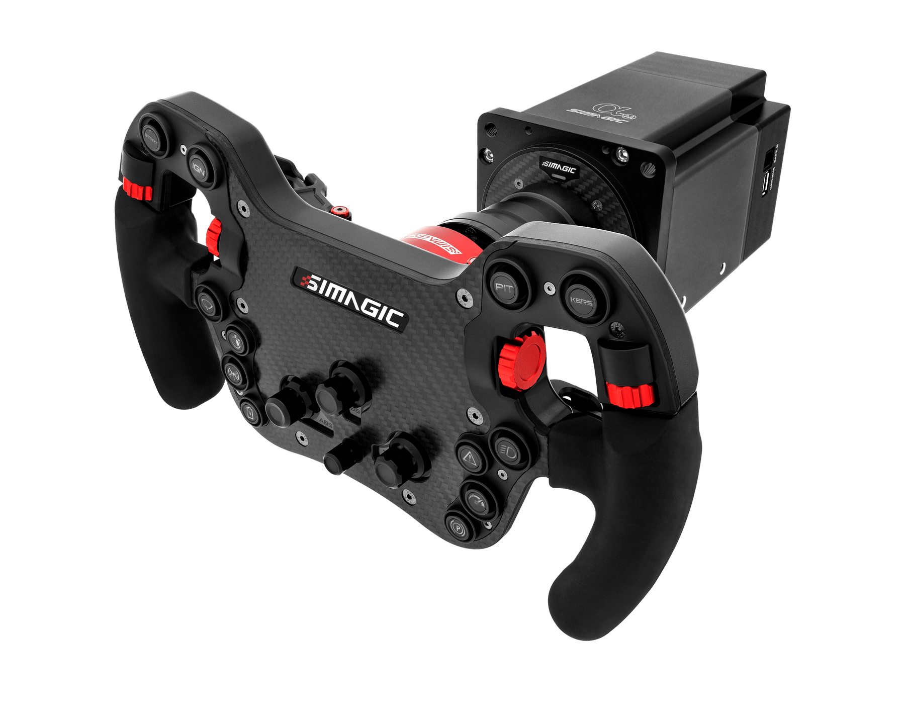 Simagic Alpha Direct Drive Wheel Base & Wheel – Apex Sim Racing