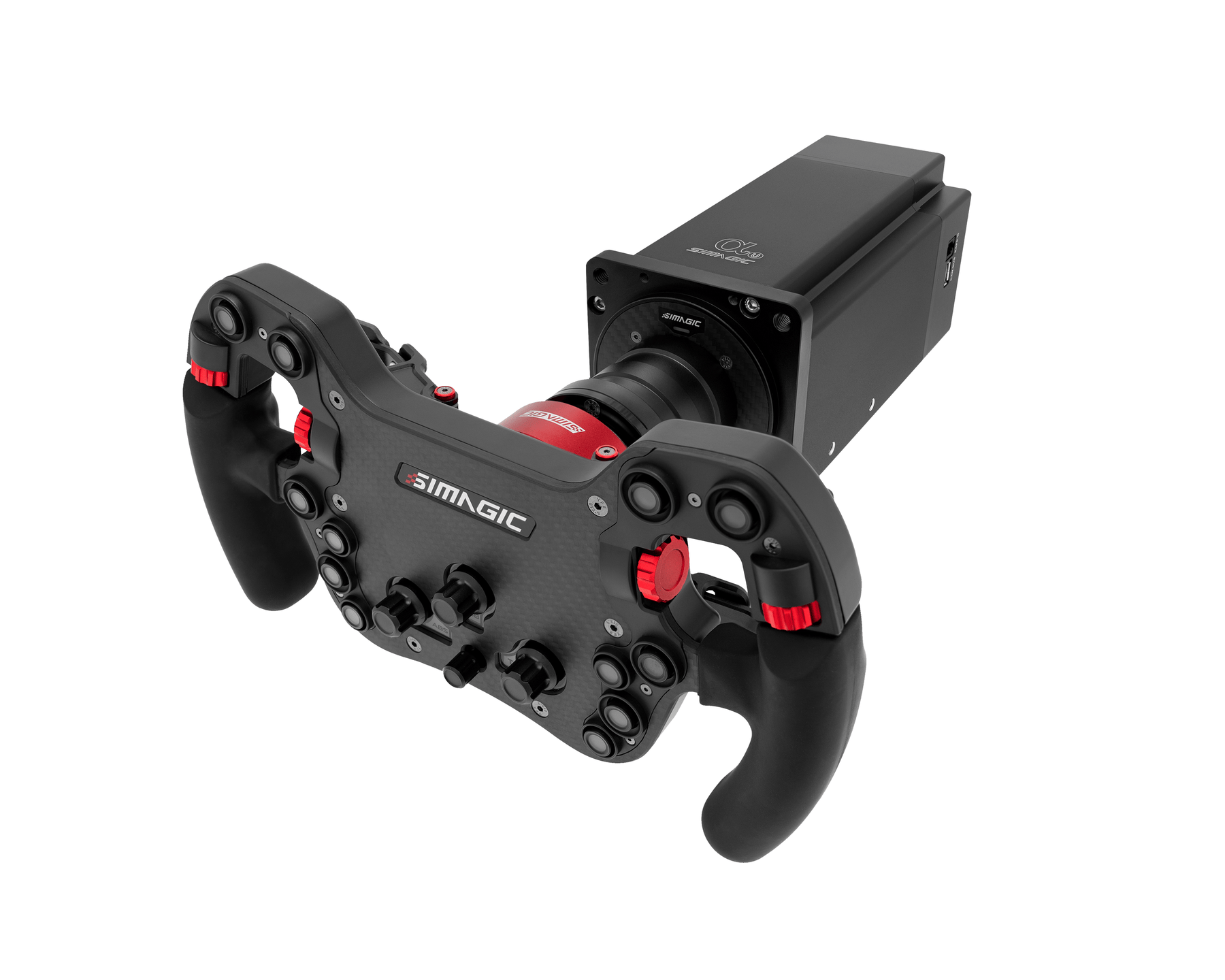 Simagic Alpha Direct Drive Wheel Base & Wheel – Apex Sim Racing