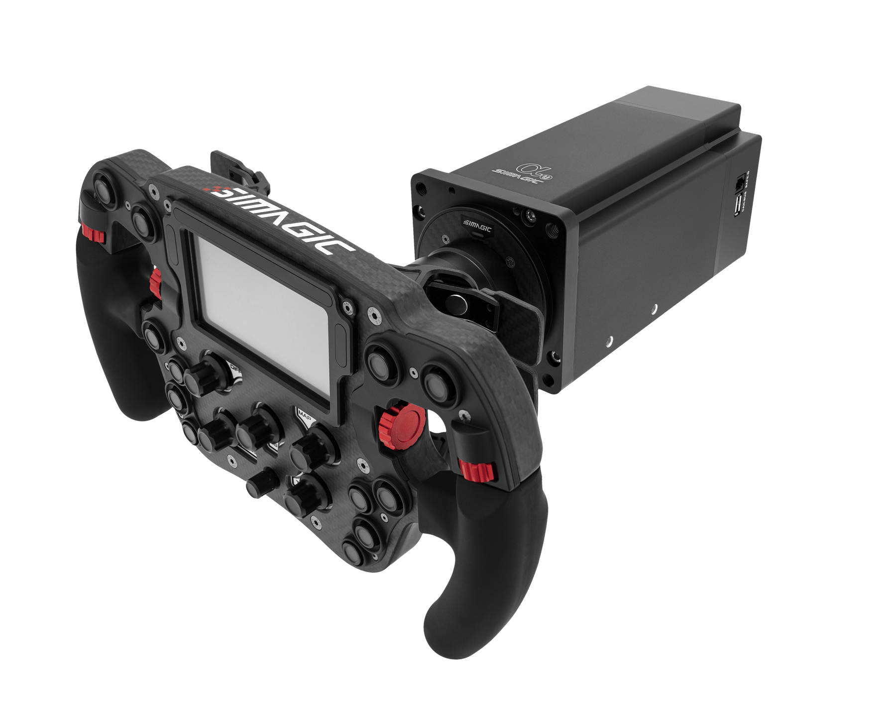 Simagic Alpha Direct Drive Wheel Base & Wheel – Apex Sim Racing