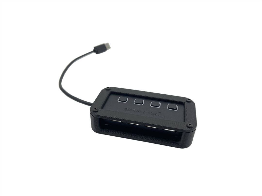 Secure Usb Mounts USB 4 Port Mount Mount ONLY (USB Hub Not Included)