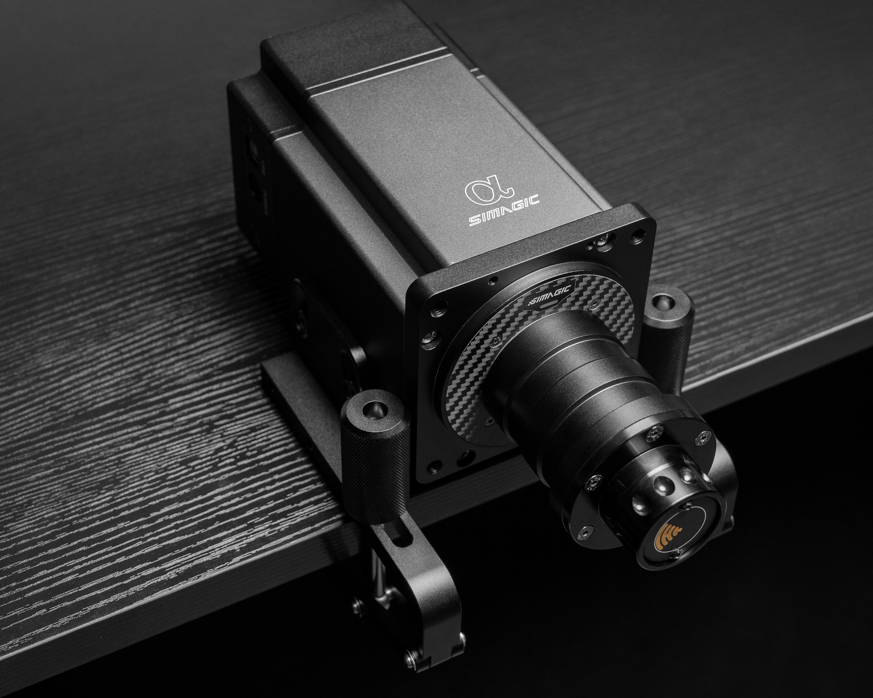 Simagic Alpha Wheel Base Desk Clamp - Thumbnail 2