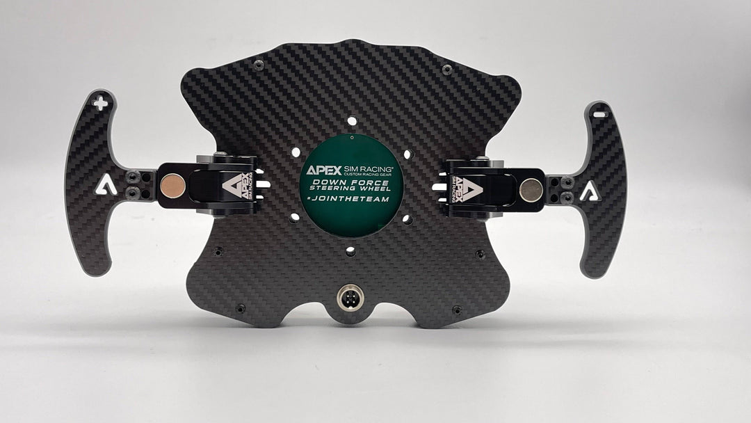 Downforce Steering Wheel Plate - Apex Sim Racing - Sim Racing Products