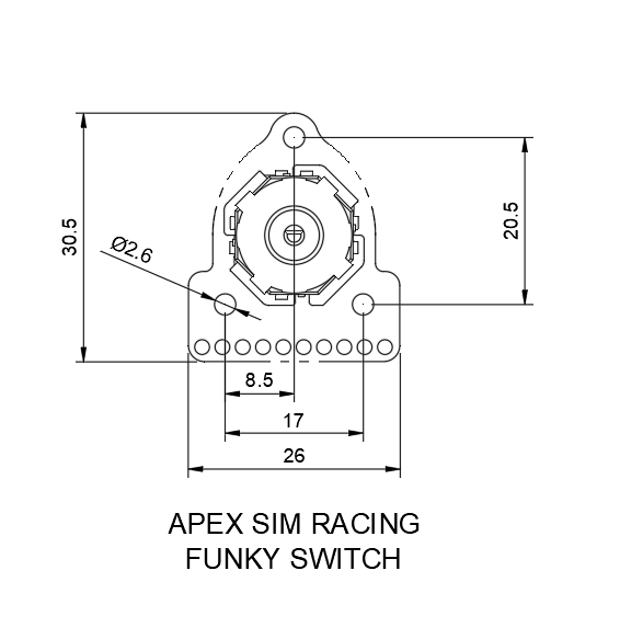 Apex 7 in 1 switch - Apex Sim Racing - Sim Racing Products