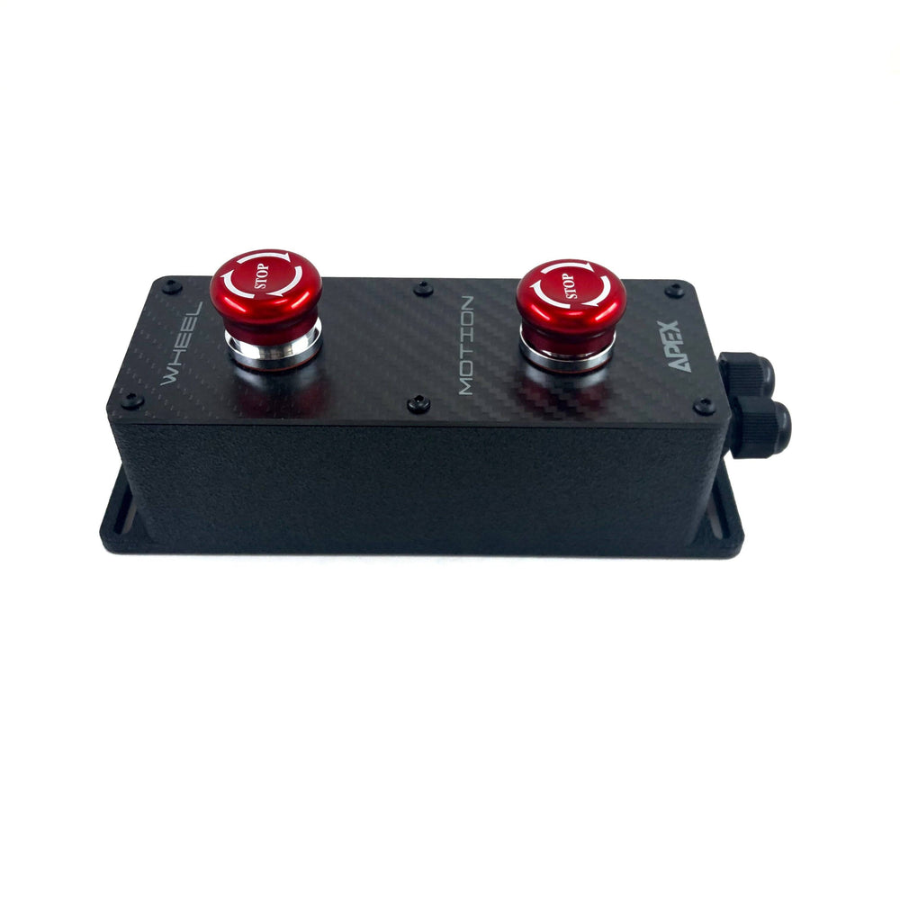 Dual Emergency Stop Switch Box - Apex Sim Racing - Sim Racing Products