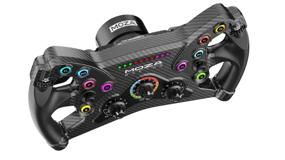 Moza Racing Dash Board R5 / R9 / R12  Apex Sim Racing - Sim Racing Products