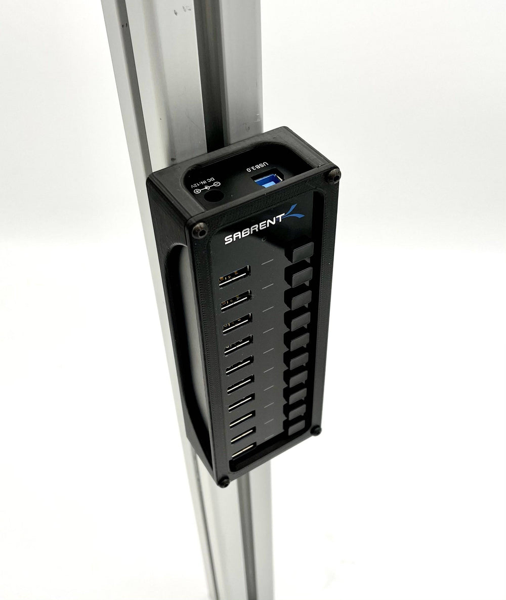USB 10 Port 60W Hub Mount ONLY (Sabrent usb hub not included) - Apex Sim Racing - Sim Racing Products