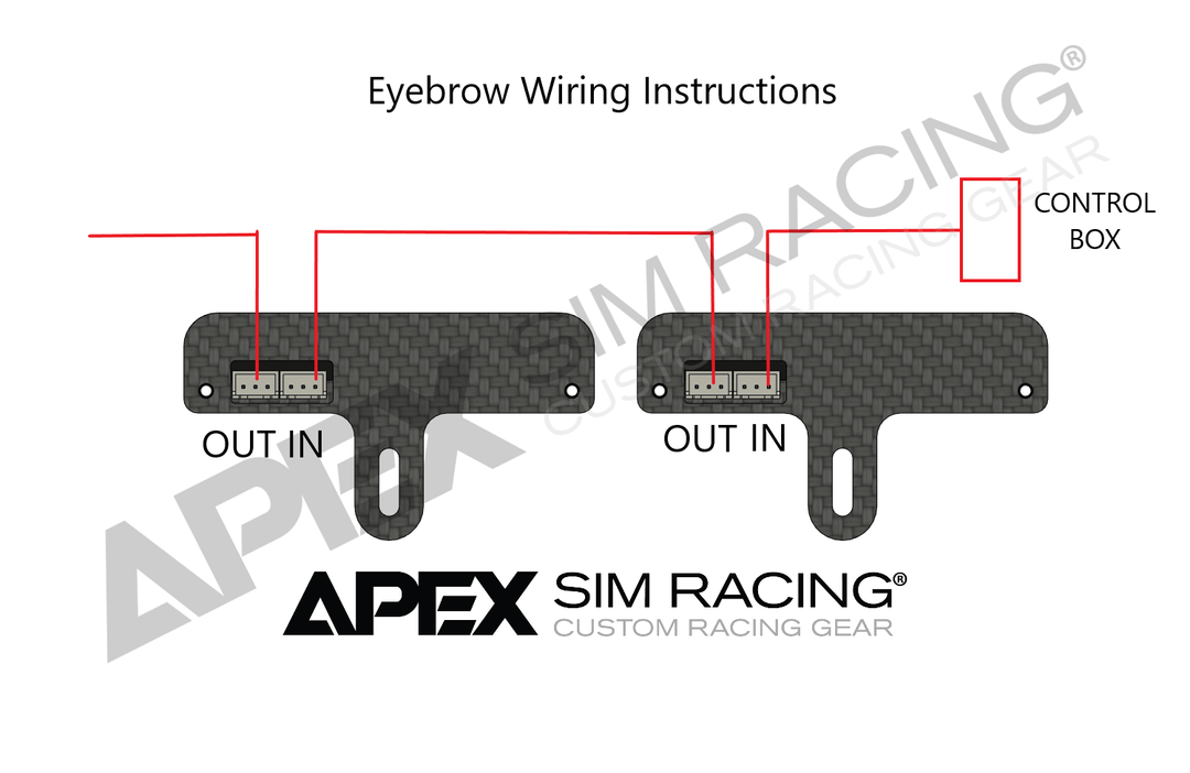 Standalone LED Eyebrows - Apex Sim Racing - Sim Racing Products