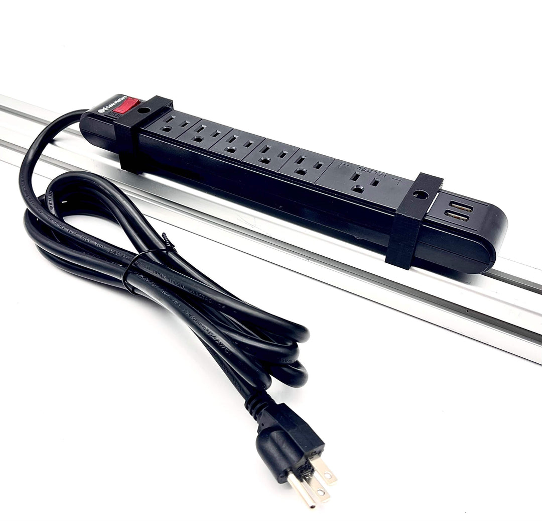 Sim Rig Mounted Power Strip - 6 Outlets – Apex Sim Racing