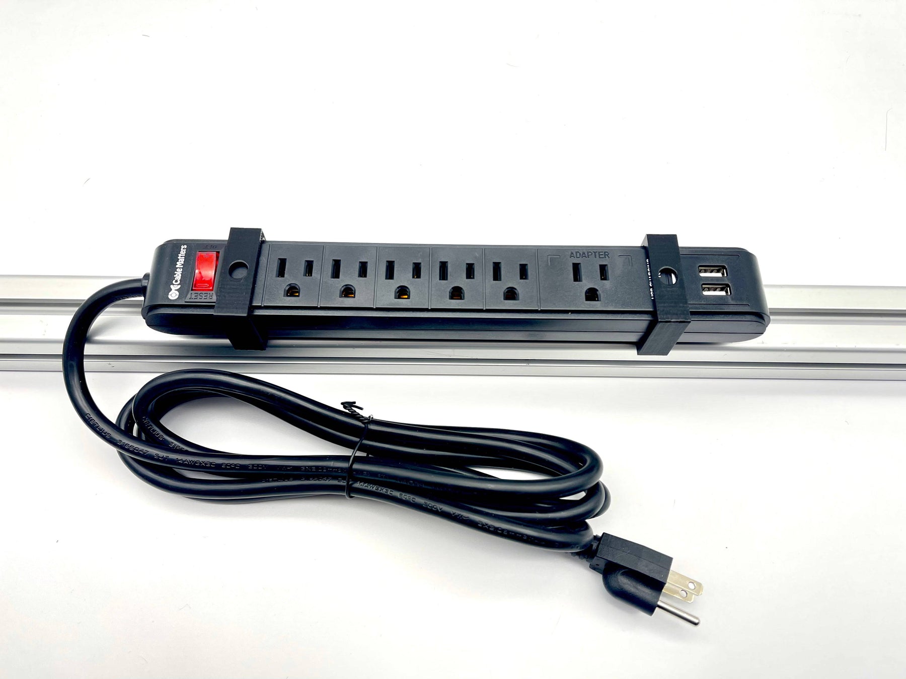 Sim Rig Mounted Power Strip - 6 Outlets – Apex Sim Racing