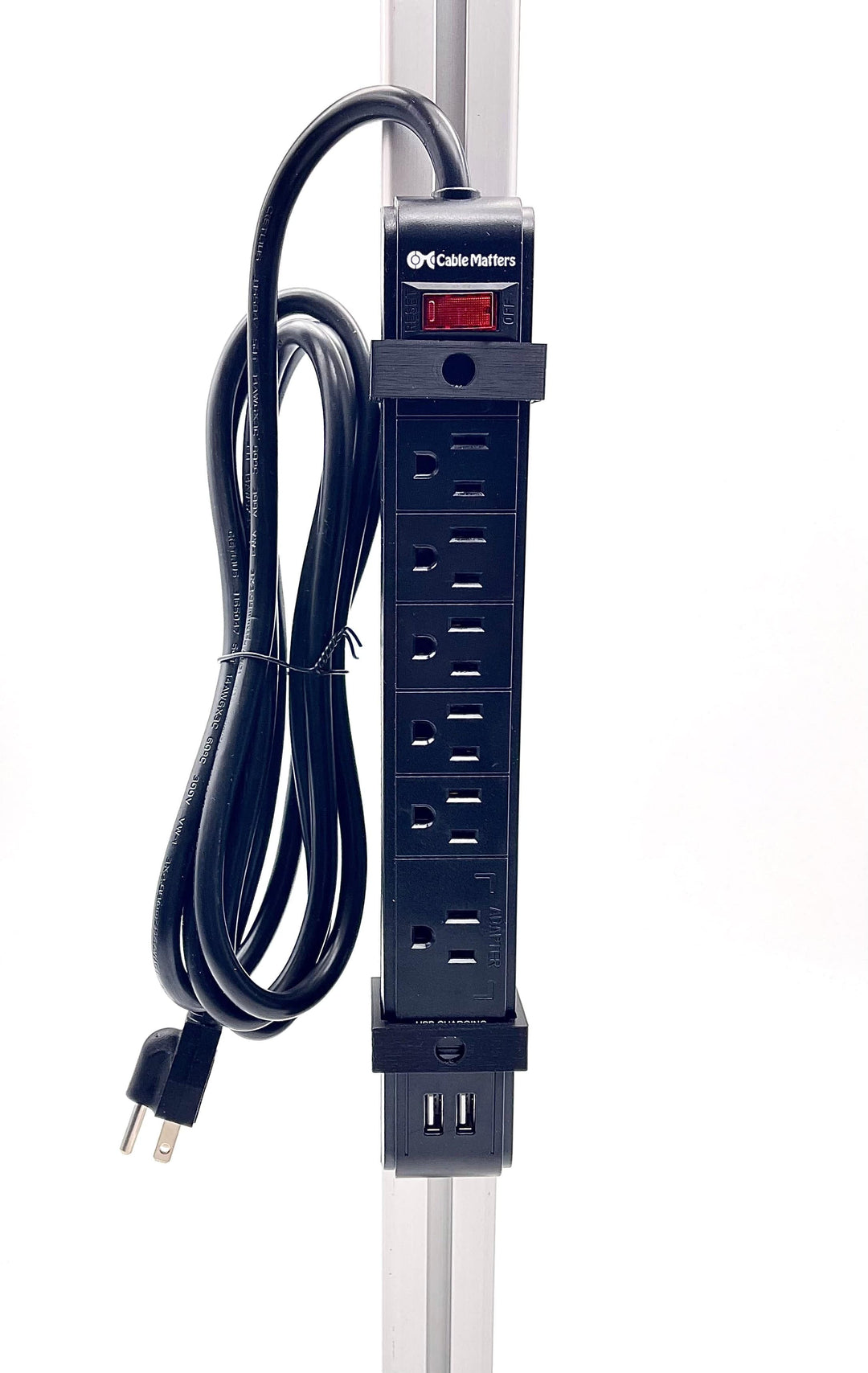 Sim Rig Mounted Power Strip - 6 Outlets – Apex Sim Racing