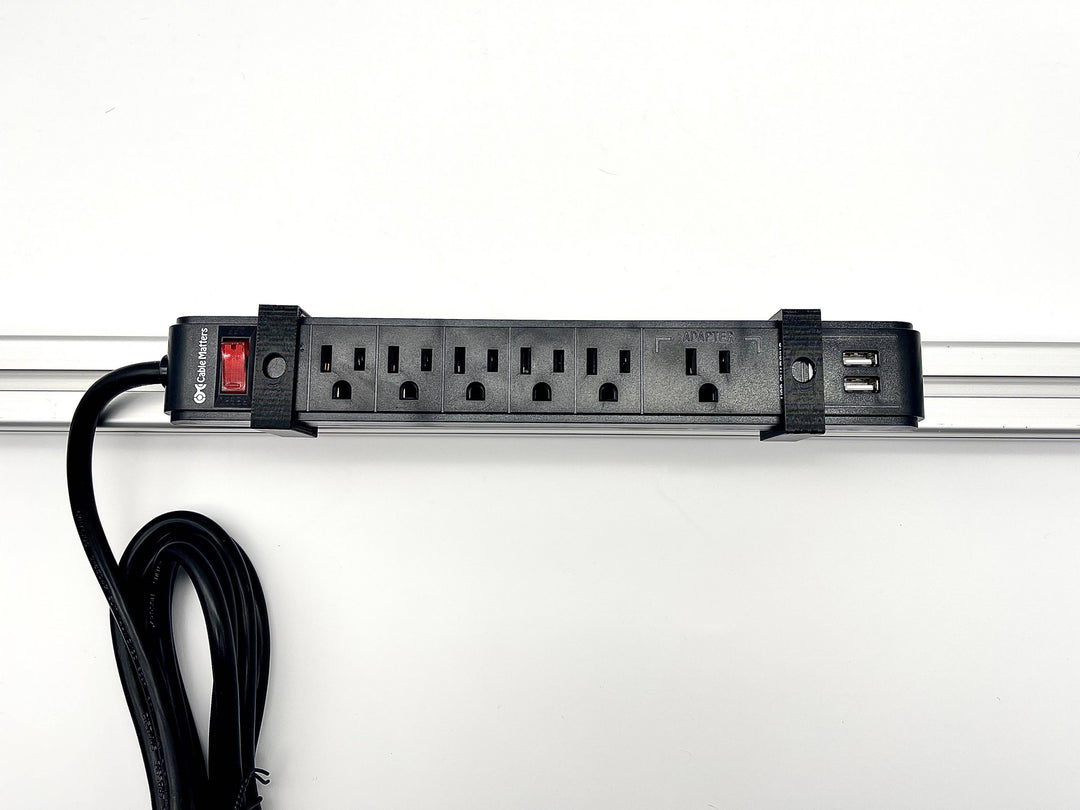 6 Outlet Rig Mounted Power Strip - Apex Sim Racing - Sim Racing Products