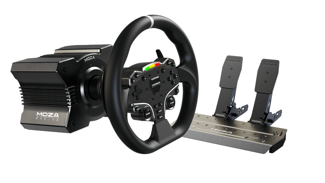 Moza Racing R5 Simulator Bundle | Apex Sim Racing Moza Racing R5 Simulator Bundle | Apex Sim Racing