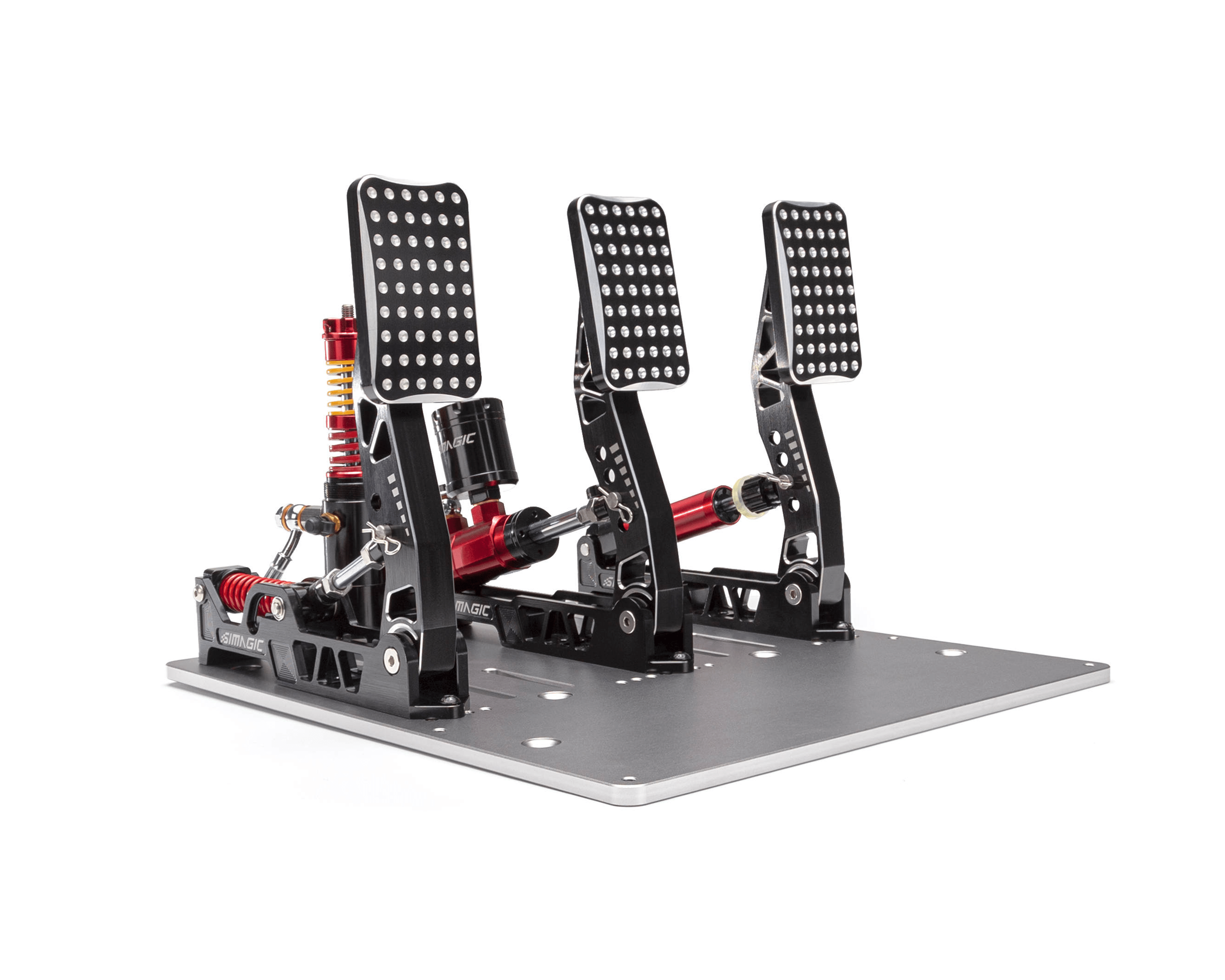 Simagic P2000r - Hydraulic Pedal Set Side view