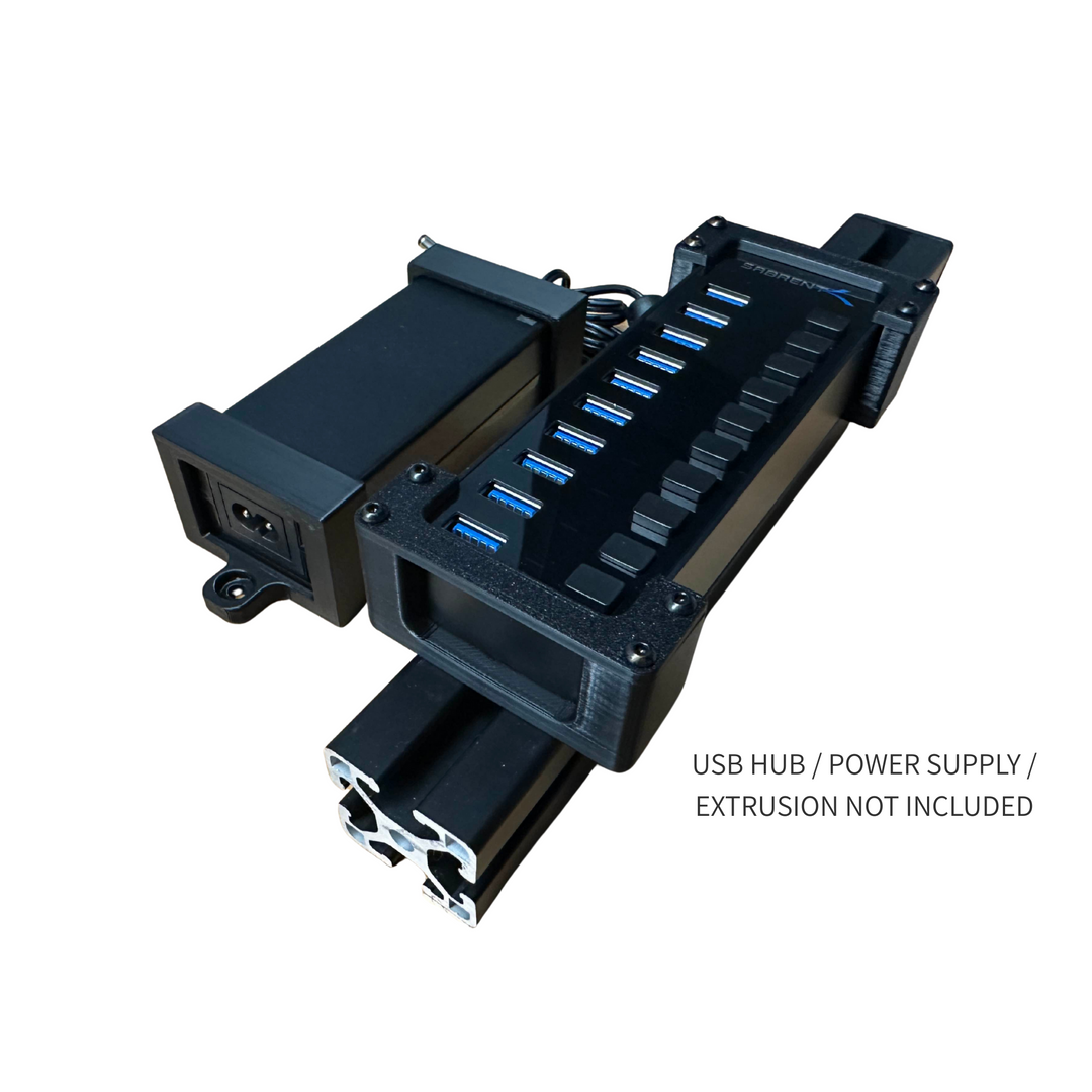 USB 10 Port 60W Hub Mount V2 (Sabrent usb hub not included)