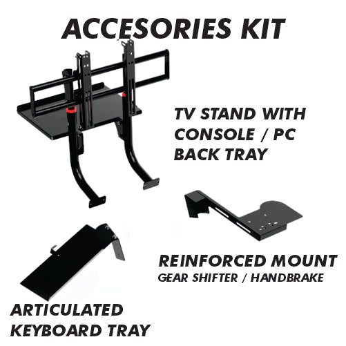 COMPLETE ACCESSORIES KIT / CHASSIS 3.0 COMPATIBLE | Apex Sim Racing