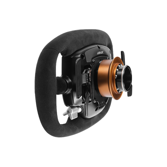Simagic Aston Martin Valkyrie Steering Wheel Alcantara grips and stalks