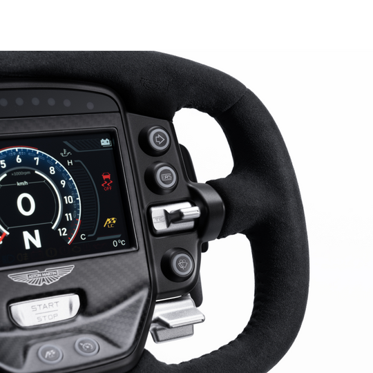 Simagic Aston Martin Valkyrie Steering Wheel side profile