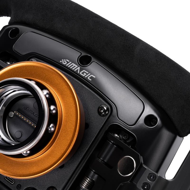 Simagic Aston Martin Valkyrie Steering Wheel CNC anodised paddles