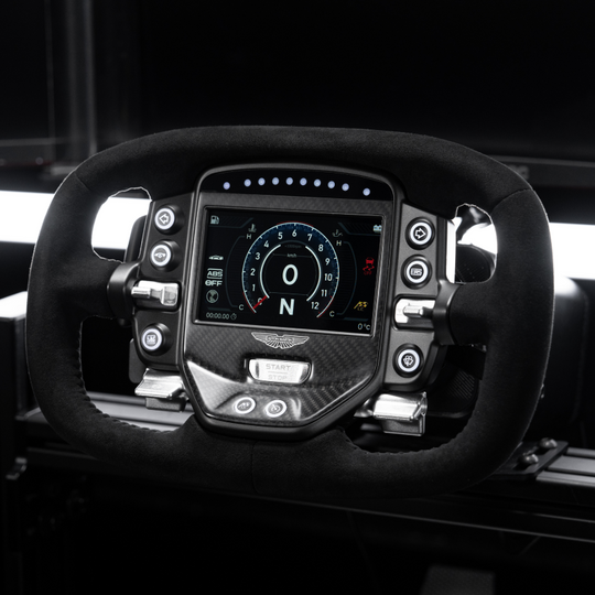 Simagic Aston Martin Valkyrie Steering Wheel rear view