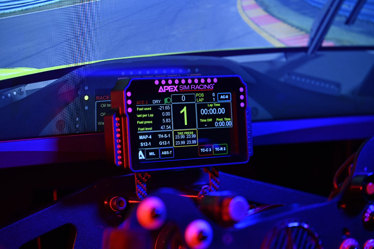 GT3R DDU Sim Racing Display | Apex Sim Racing | Made In The USA
