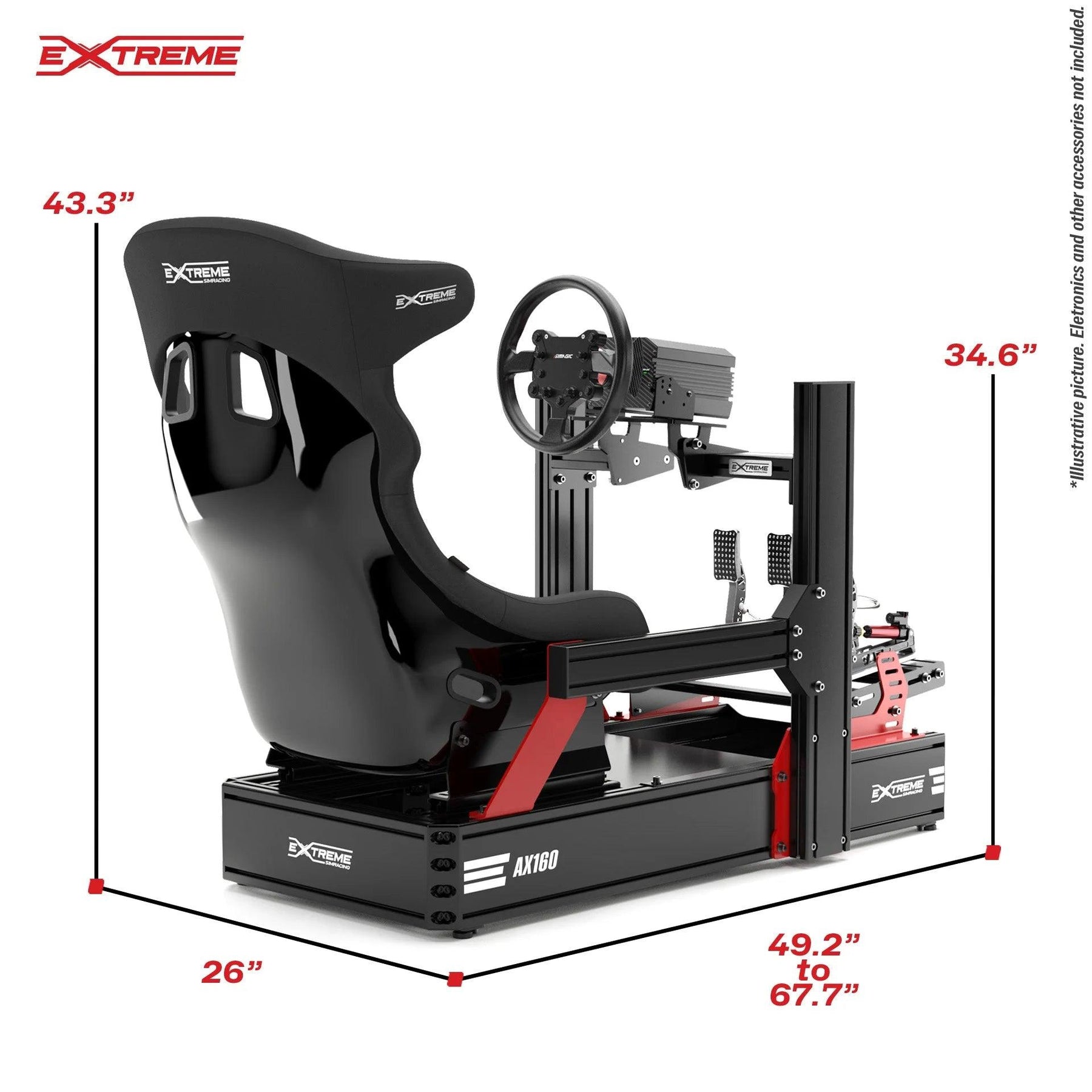 AX160 Sim Racing Rig by Extreme Sim Racing – Apex Sim Racing