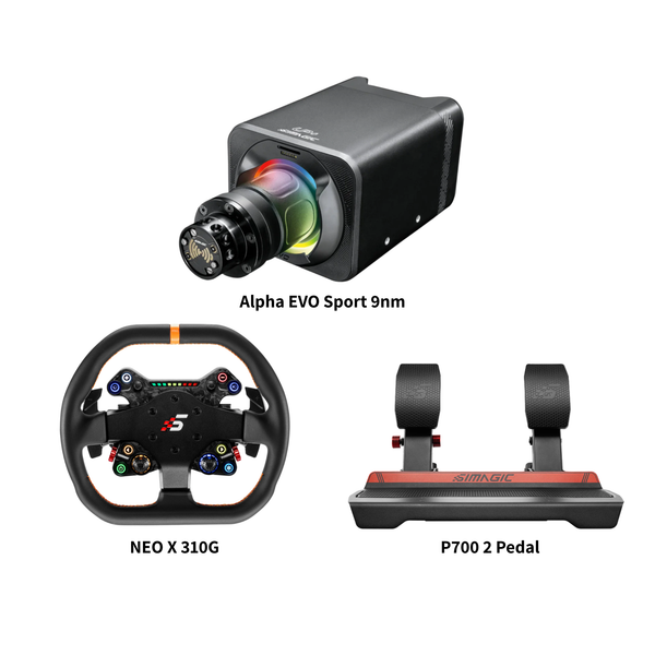 SIMAGIC AlphaEvoPro ハンコン本体 Simagic 9NM Entry Bundle | Apex Sim Racing | USA Stock | Fast Ship