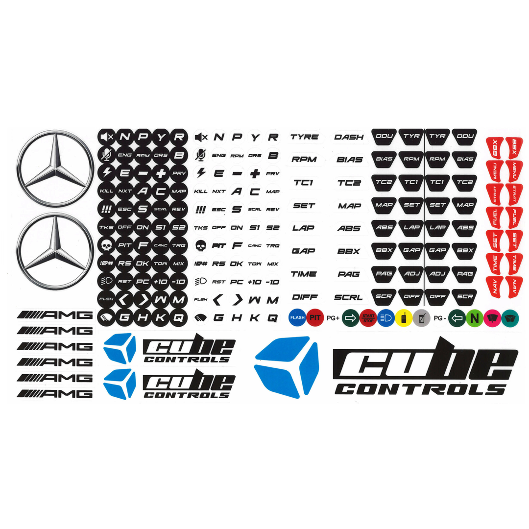 Cube Controls AMG Sticker Kit – Apex Sim Racing