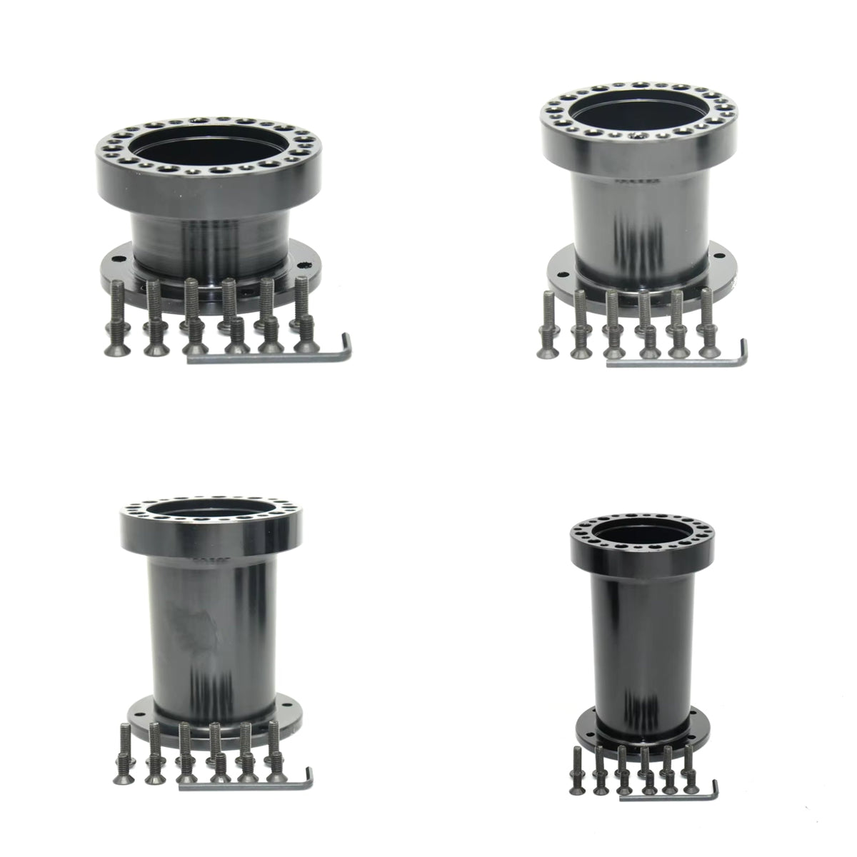 Sim Racing Hubs Steering Wheel Hub Extension Black | Apex Sim Racing