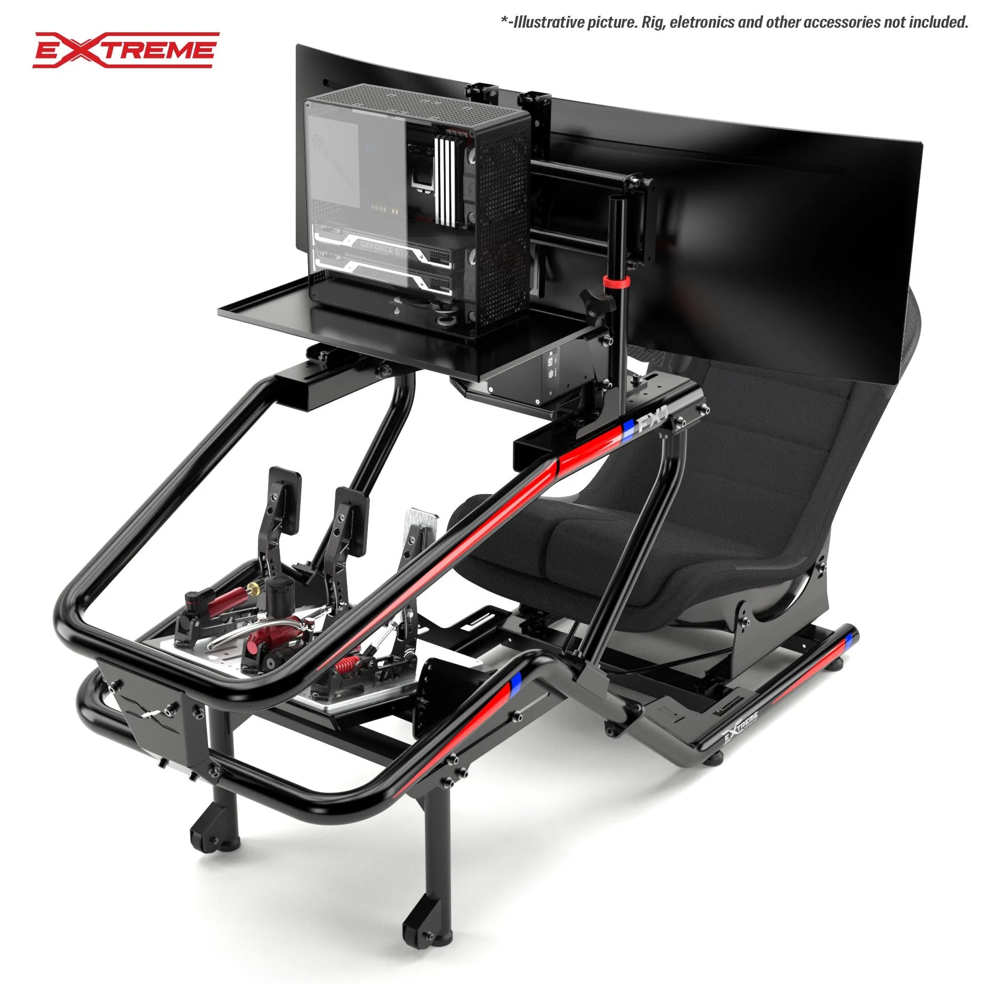Apex Sim Racing Integrated TV Stand FX1 - Thumbnail 4