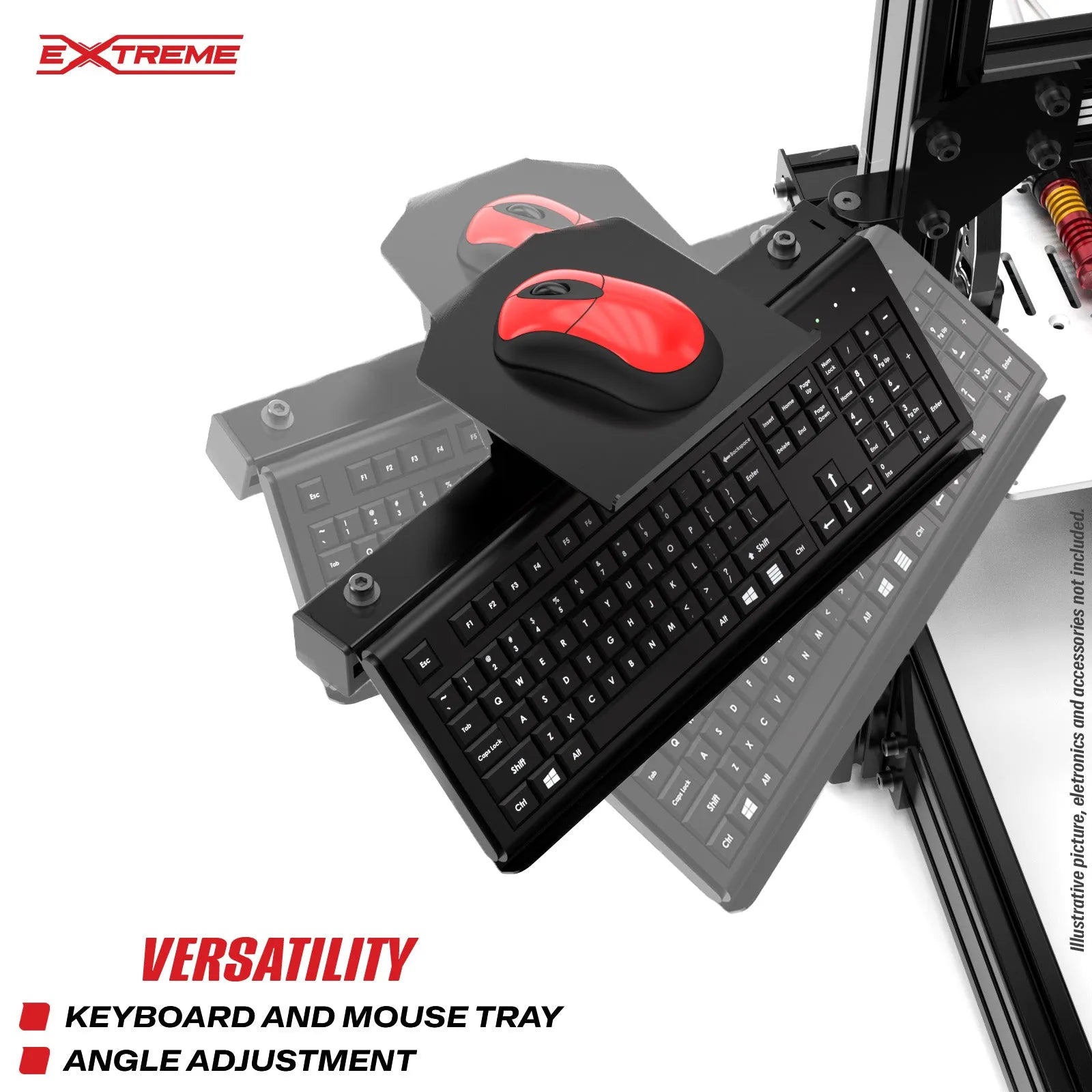 Extreme Simracing Keyboard and Mouse Mount - Thumbnail 3