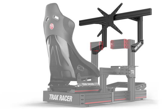 Large Cockpit-Mounted Single Monitor Stand - 1200mm / 47.25" Wide