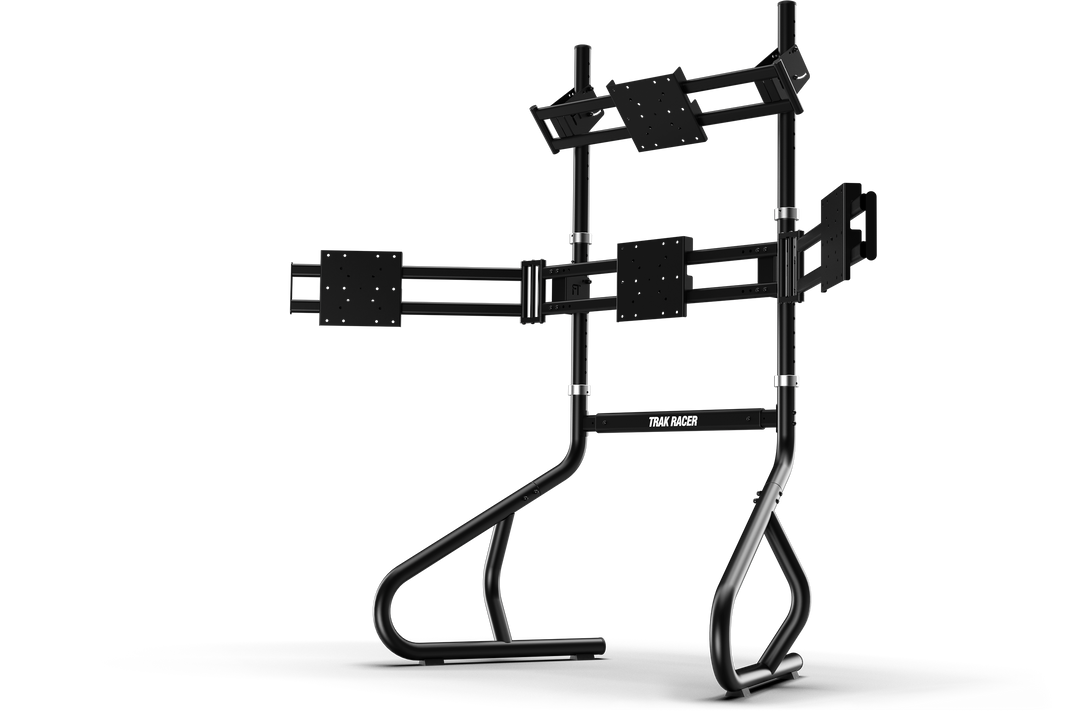 Large Freestanding Quad Monitor Stand - up to 45" Displays