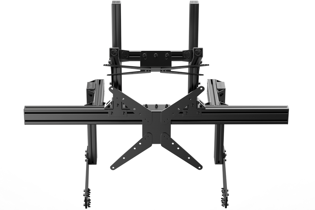 Large Cockpit-Mounted Dual Monitor Stand - 1200mm / 47.25" Wide