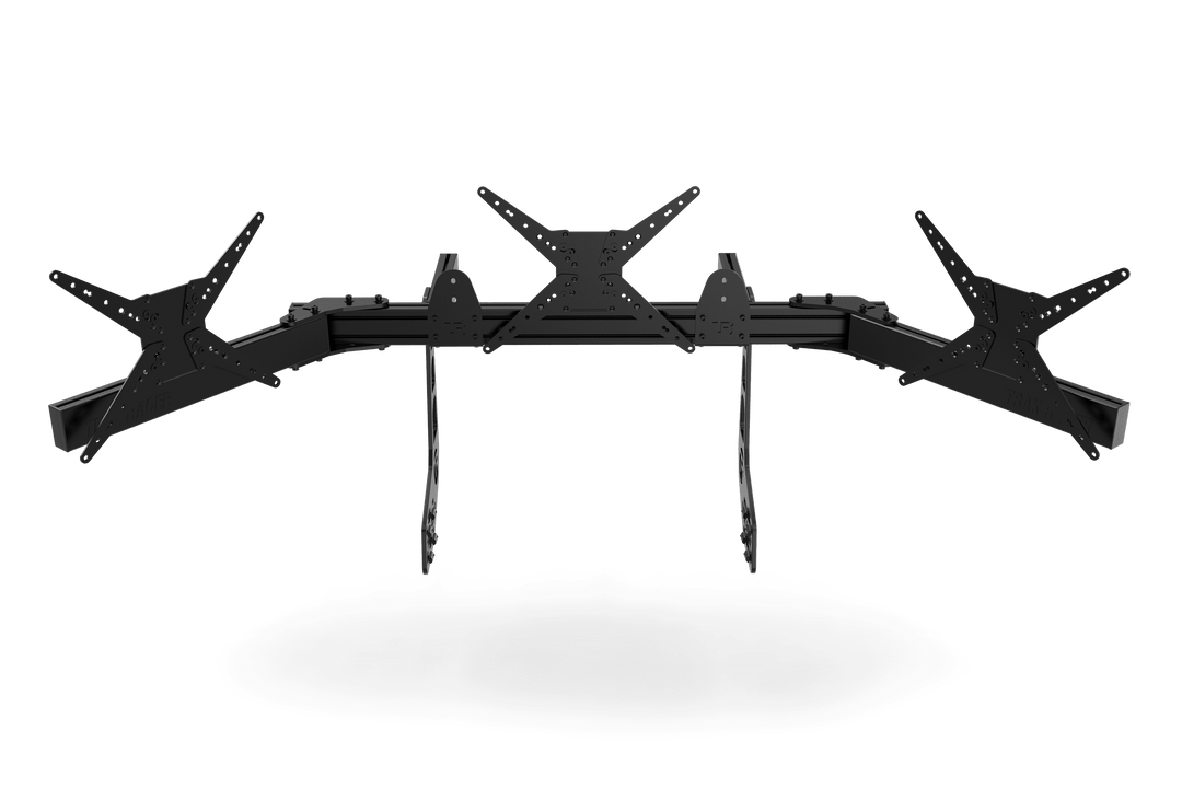 Large Cockpit-Mounted Triple Monitor Mount - 1200mm / 47.25" Wide