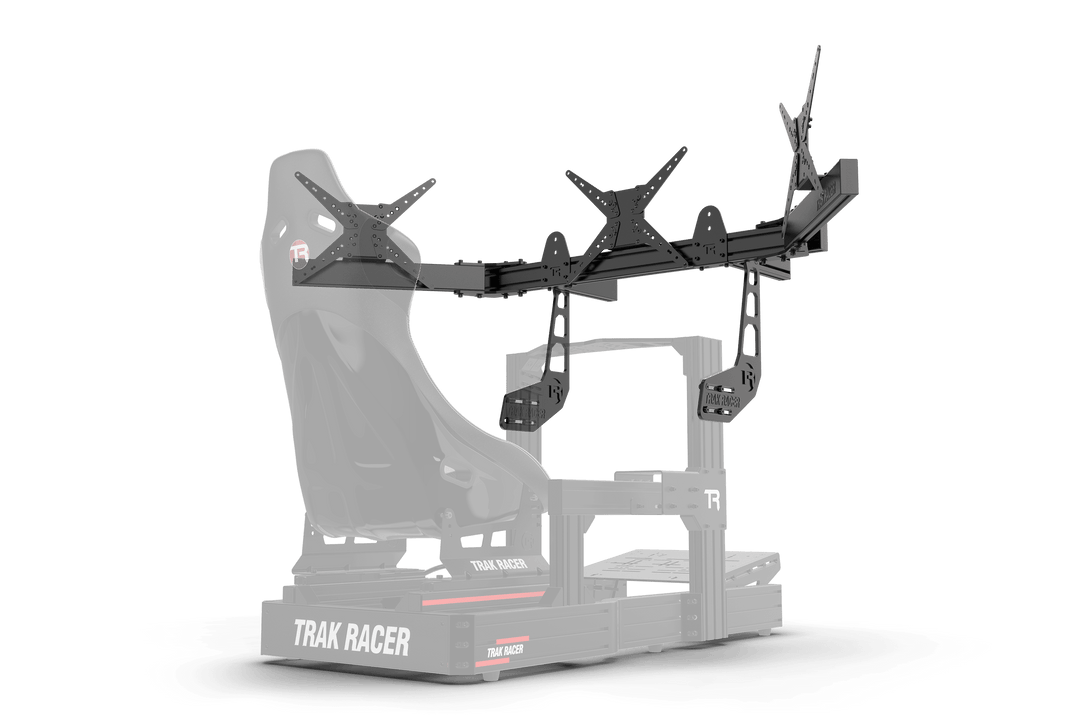 Large Cockpit-Mounted Triple Monitor Mount - 1200mm / 47.25" Wide